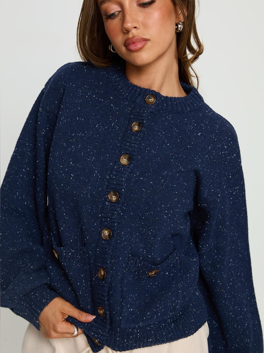 Princess polly Navy cardigan